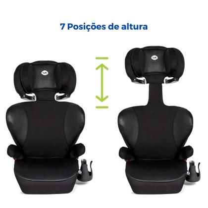 Imagem de Cadeirinha Cadeira De Bebê Para Carro Infantil Vira Assento 15 a 36kg Preta Tutti Baby