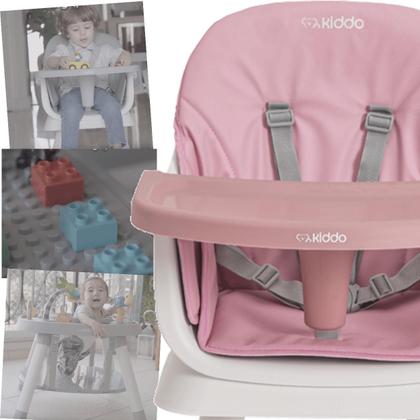 Imagem de Cadeirinha de Alimentação Portatil Kiddo Vanilla 12 em 1 Rosa