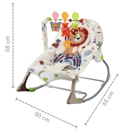 Imagem de Cadeirinha de Balanço Descanso do Bebê com Mobile Interativo Som