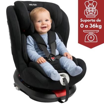 Imagem de Cadeirinha De Bebe 36kg Infantil Isofix 360 Cadeira para Carro com 4 Posições Baby Style