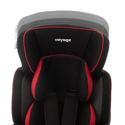 Imagem de Cadeirinha de Bebê Alfa Para Auto 9 a 36kg Preto e Vermelho Voyage