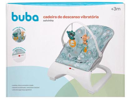 Imagem de Cadeirinha de Bebê Descanso Vibratória Infantil com Arco de Brinquedos Buba