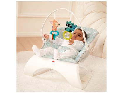 Imagem de Cadeirinha de Bebê Descanso Vibratória Infantil com Arco de Brinquedos Buba