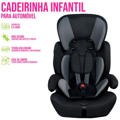 Imagem de Cadeirinha de Bebê para Carro Assento de Elevação Suporta de 9 a 36 Kg