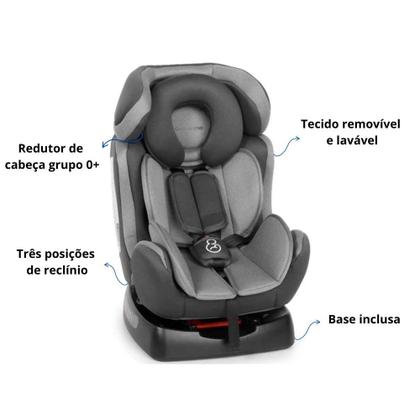 Imagem de Cadeirinha De Bebê Para Carro Infantil 0 A 25 Kg Assento Conforto Cadeira Auto Galzerano