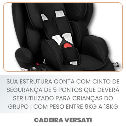 Imagem de Cadeirinha de Carro Delta Preta até 36Kg e 7 Posições 