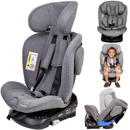 Imagem de Cadeirinha de Carro Passear Baby L'Única ISOFIX 360 0-36kg Cinza