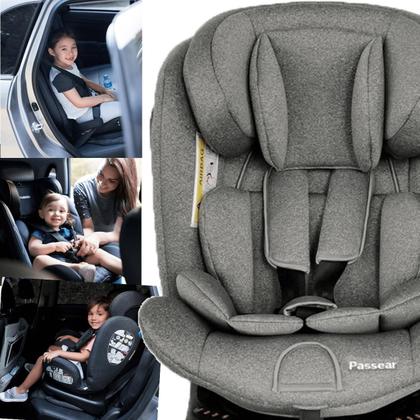 Imagem de Cadeirinha de Carro Passear Baby L'Única ISOFIX 360 0-36kg Cinza
