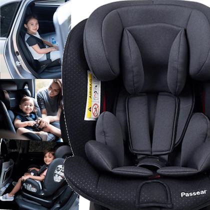 Imagem de Cadeirinha de Carro Passear Baby L'Única ISOFIX 360 0-36kg Preta