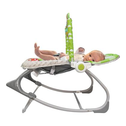 Imagem de Cadeirinha Descanso Bebe Musical Balanço Vibratória Mobile Verde
