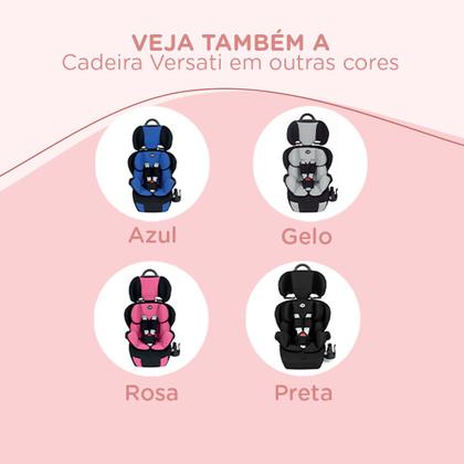 Imagem de Cadeirinha Infantil Bebê Carro 09 á 36 Kg Versati Rosé Tutti Baby