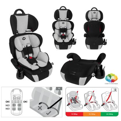 Imagem de Cadeirinha Infantil, Cadeira de criança para carro Versati Gelo