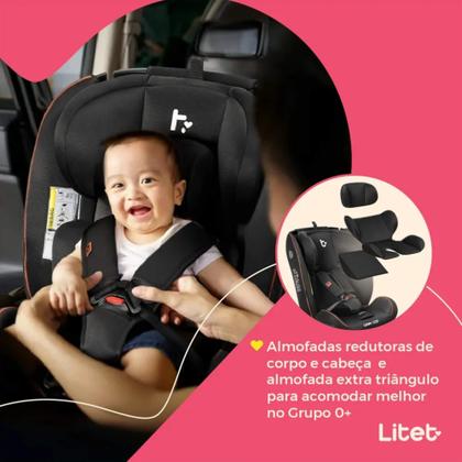 Imagem de Cadeirinha Infantil para carro 0-36 kg Isofix All Stages Concept Preta Litet - BB485