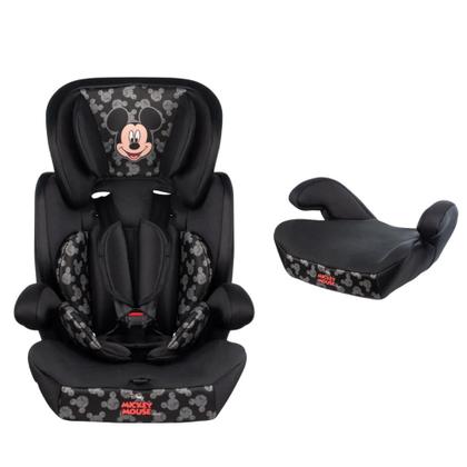 Imagem de Cadeirinha Mickey Cadeira De Bebê Para Auto Carro 9 a 36kg g1g2g3 Infantil Preta Cinto Regulável Styll Baby
