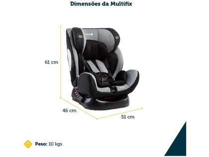 Imagem de Cadeirinha Multifix 0 a 36 kg com Isofix  Safety 1st - Grey Urban