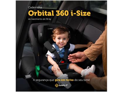 Imagem de Cadeirinha para Auto com Isofix Safety 1st Orbital 360 i-Size 0 a 13kg Múltiplas Posições
