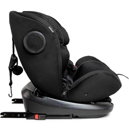 Imagem de Cadeirinha Para Auto Infanti Mundi 360 Isofix Top Tether 0 A 36kg Base Giratória 360 Reclinável Preto Cadeira Passeio Carro Booster Bebê Infantil