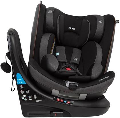 Imagem de Cadeirinha Para Auto Nonna 360 Preto Noturno - Infanti