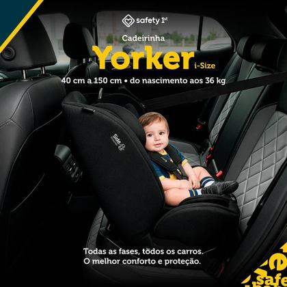 Imagem de Cadeirinha para Carro I-size Yorker Safety 1st Black