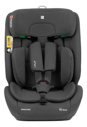 Imagem de Cadeirinha Para Carro iFlit Dark Grey Kikkaboo Isofix Para Crianças de 76 a 150cm