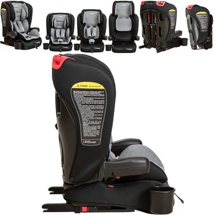 Imagem de Cadeirinha para Carro Kiddo Active Isofix 9-36 kg Cinza Preta 588ACP