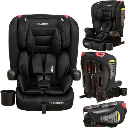 Imagem de Cadeirinha para Carro Kiddo Active ISOFIX Preta 9 a 36 kg