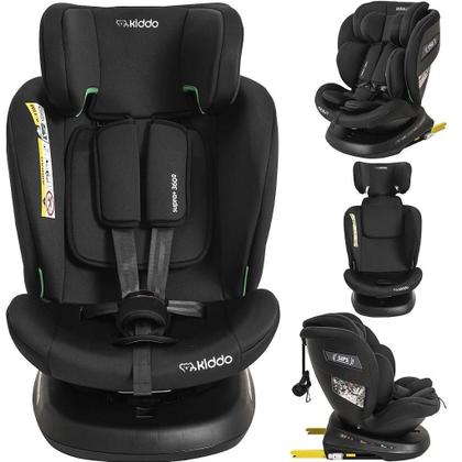 Imagem de Cadeirinha Para Carro Kiddo Supra 0 a 36Kg Giro 360 Preto