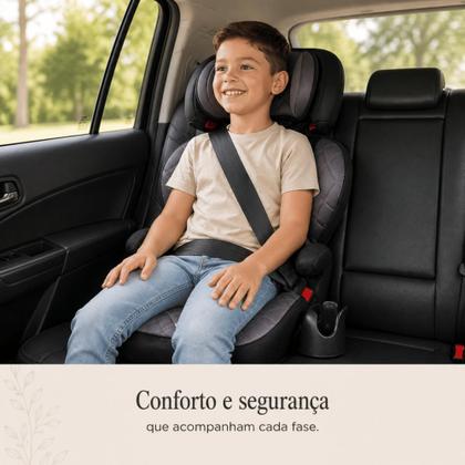 Imagem de Cadeirinha para Carro Tutti Baby Triton Preto e Cinza 15 a 36kg