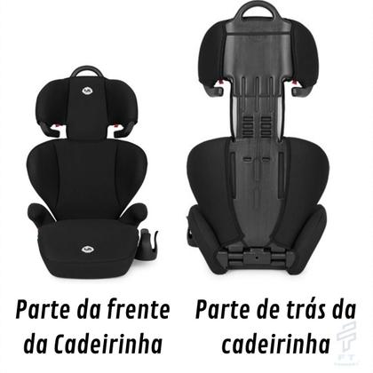 Imagem de Cadeirinha Preta Cadeira Infantil Para Carro Bebê E Criança