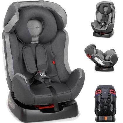 Imagem de Cadeirinha Reclinável Luli Galzerano Grafite 25kg para Carro