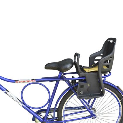 Imagem de Cadeirinha Segura Criança Bicicleta Traseira Bagageiro JS-048 Preto