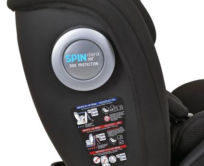 Imagem de Cadeirinha Spin 360 com Isofix Para Bebê Burigotto Preto
