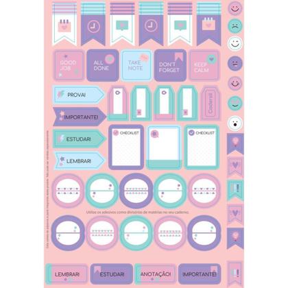 Imagem de Caderno 01X1 Capa Dura Daydream 2EM1 C/PLANNER 80FLS PCT.C/04