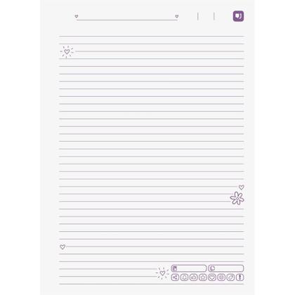 Imagem de Caderno 01X1 Capa Dura FLUFFY 80 Folhas Pacote com 4 Unidades