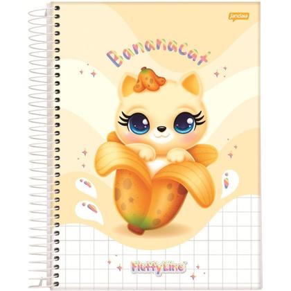 Imagem de Caderno 01X1 Capa Dura FLUFFY 80 Folhas Pacote com 4 Unidades