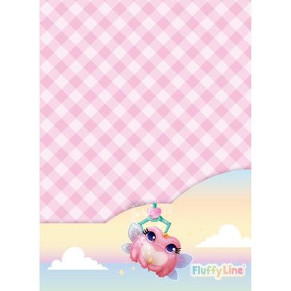 Imagem de Caderno 01X1 Capa Dura FLUFFY 80 Folhas Pacote com 4 Unidades