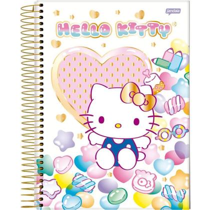 Imagem de Caderno 01X1 Capa Dura Hello KITTY 80FLS PCT com 04