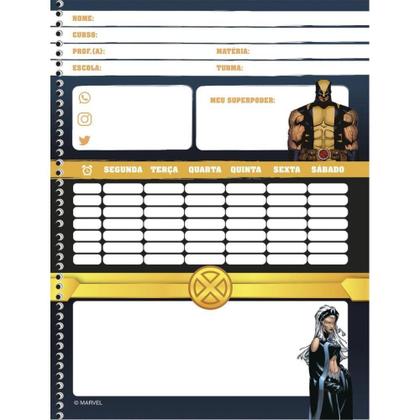 Imagem de Caderno 01X1 Capa Dura X-MEN 80F PCT.C/04