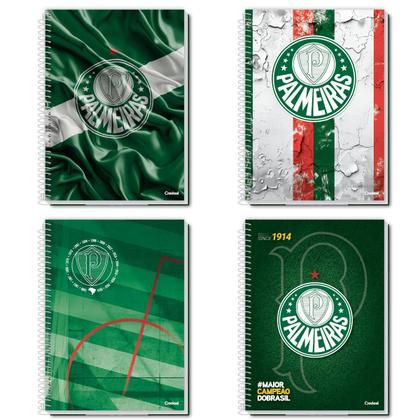 Imagem de Caderno 10 Materias Palmeiras 160 Folhas Credeal