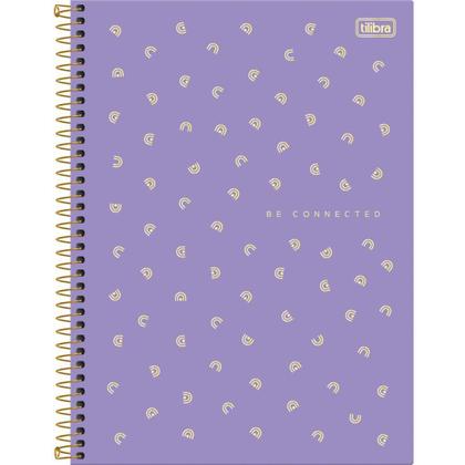 Imagem de Caderno 10X1 Capa Dura Neon Connect Feminino - 160 Folhas (pacote com 4)