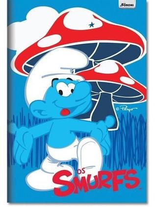 Imagem de Caderno 1m 96fls esp. smurfs 3784