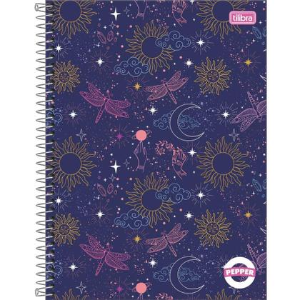 Imagem de Caderno 20X1 Capa Dura Pepper Feminino 320 Folhas Pacote com 02