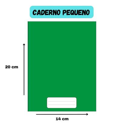 Imagem de Caderno Agenda Escolar Pequeno Brochura Capa Dura 96 Folhas