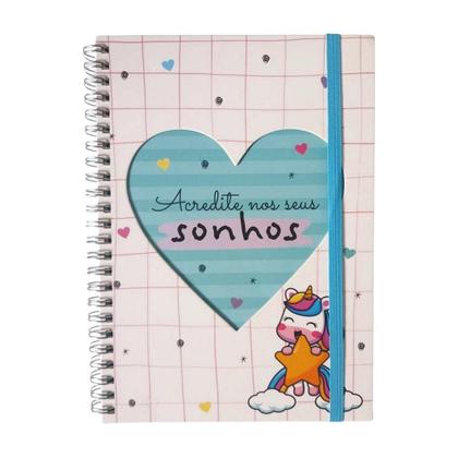 Imagem de Caderno Anotações A5 Cute com Elastico 100fls - Interponte