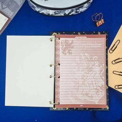 Imagem de Caderno Argolado Colegial Harry Potter 144fls DAC - Capa Dura com Elástico