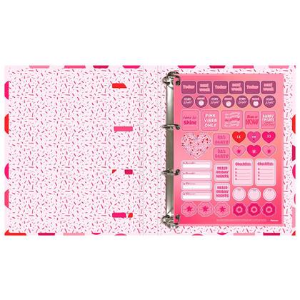Imagem de Caderno Argolado Universitário 80 Fls. Foroni - Pink Power