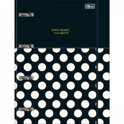 Imagem de Caderno argolado universitario cartonado com elastico west village 80 fls