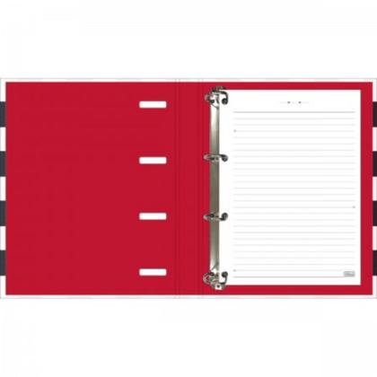 Imagem de Caderno argolado universitario cartonado com elastico west village 80 fls