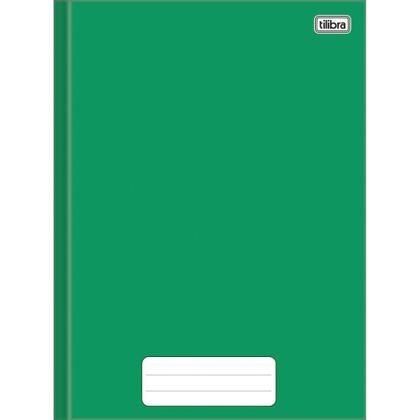 Imagem de Caderno Brochura 1/4 Capa Dura Pepper 80 Folhas Verde Pacote com 5