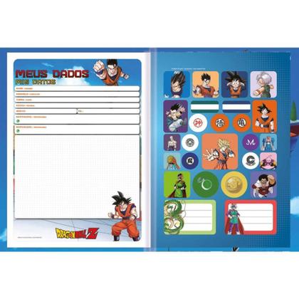 Imagem de Caderno Brochurao Capa Dura Dragon BALL Z 80F